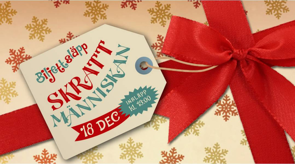 biljettslapp skrattmänniskan